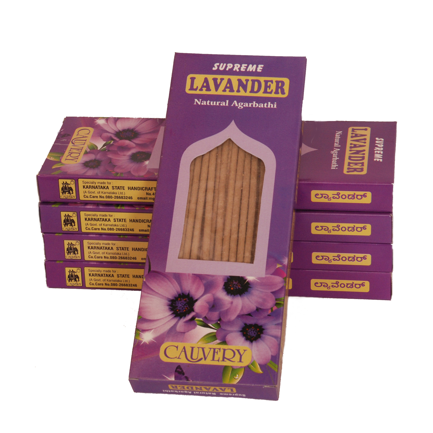 Cauvery Supreme Lavender Natural Agarbathi